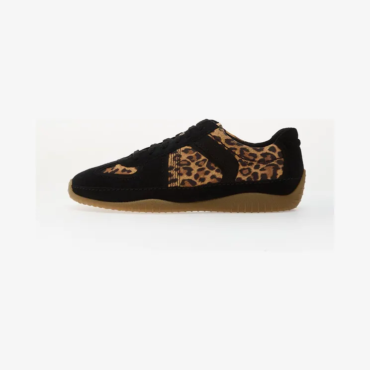 Clarks Meridor Lo met luipaardprint “Black” (26183165)