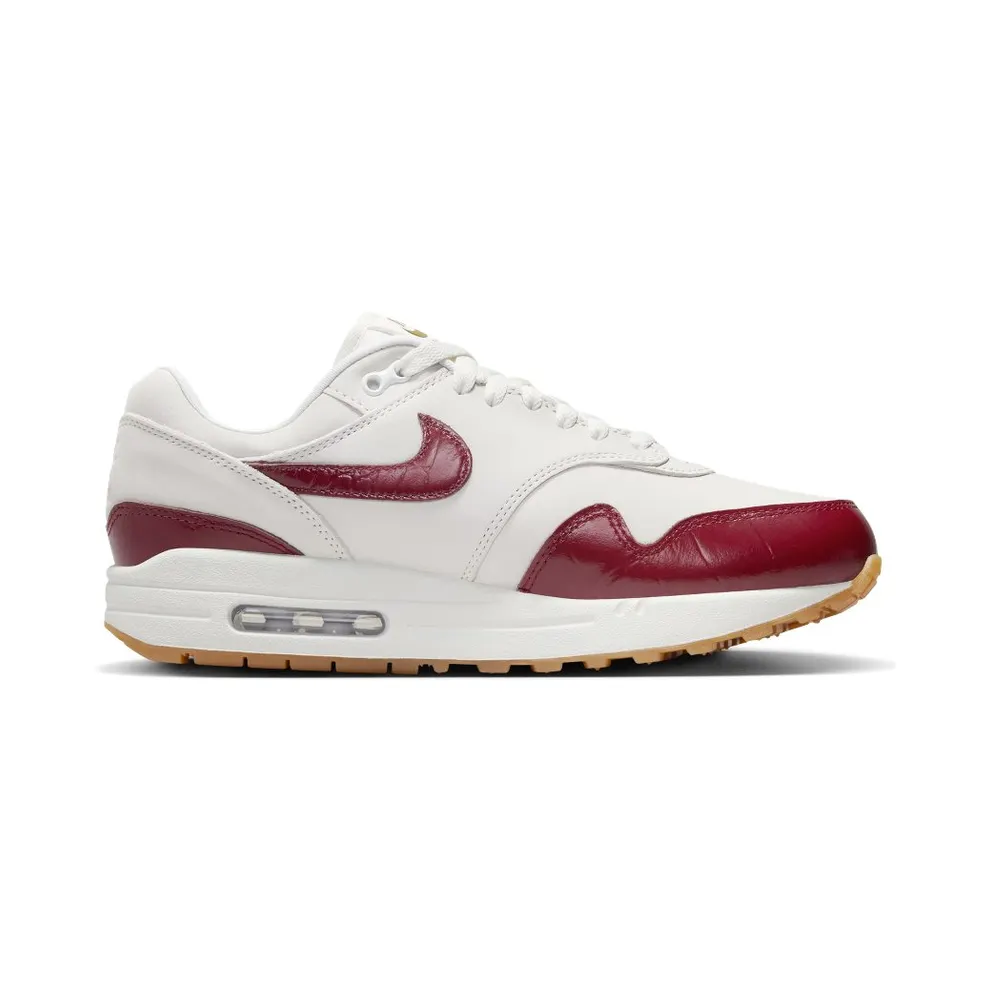 Nike Air Max 1 LX Sail/Sail/Gum Light Brown/Team Red (FJ3169-100)