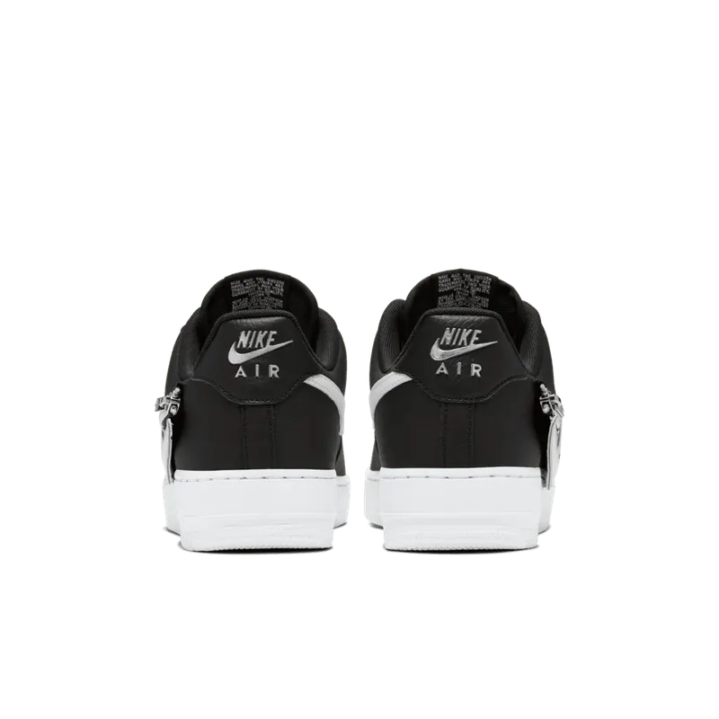 Nike Air Force 1 Low Zip Swoosh Black Black/White (CW6558-001)