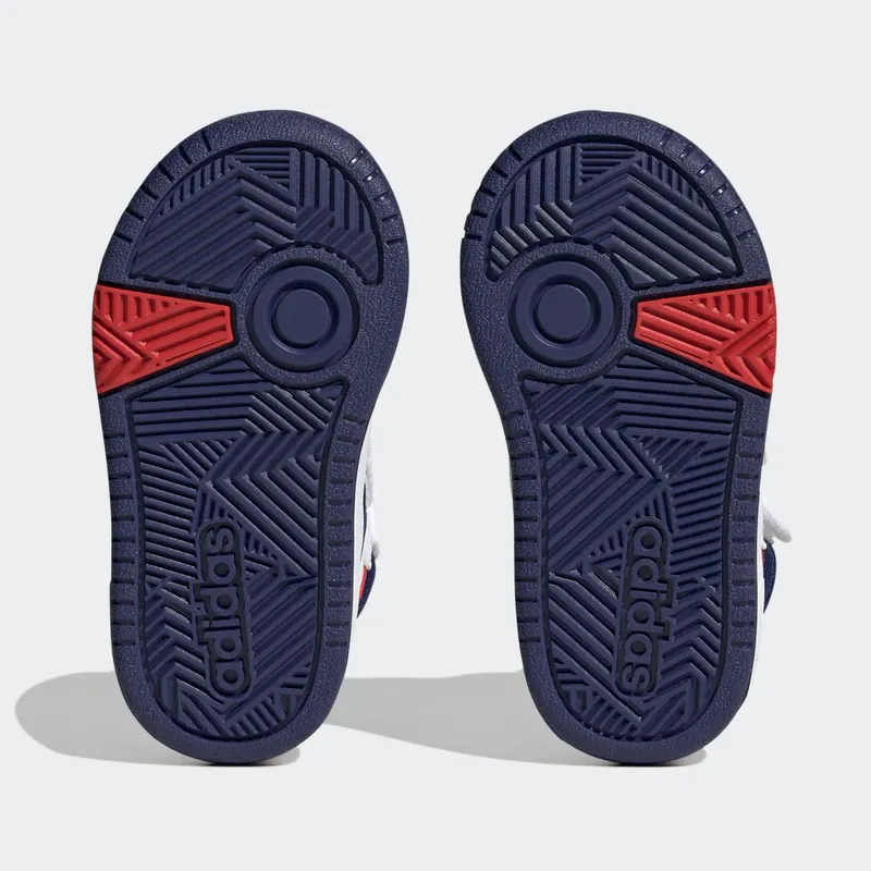 Adidas Hoops Mid Cloud White / Victory Blue / Better Scarlet (GZ9650)