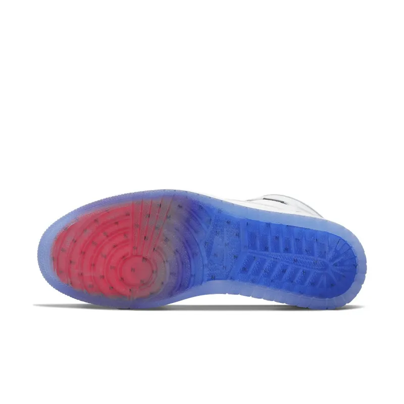 Air Jordan 1 Retro High Zoom White Racer Blue (2020) (CK6637-104)