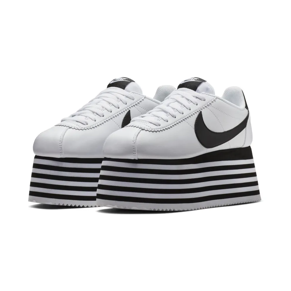 Nike Cortez Platform Comme des Garcons White Black (W) White/Black (BV0070-100)