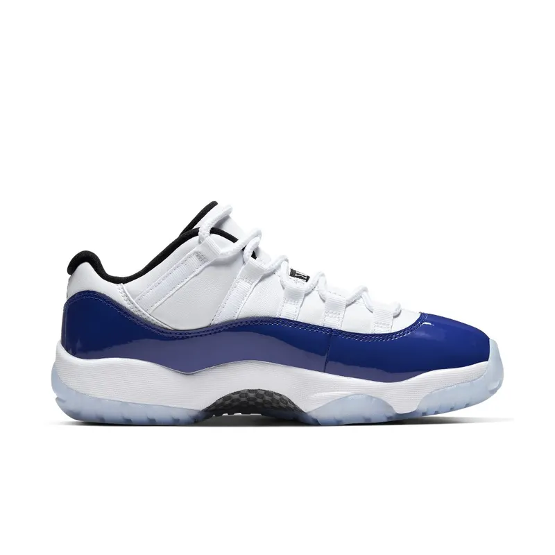 Jordan 11 Retro Low White Concord (W) White/Black-Concord (AH7860-100)