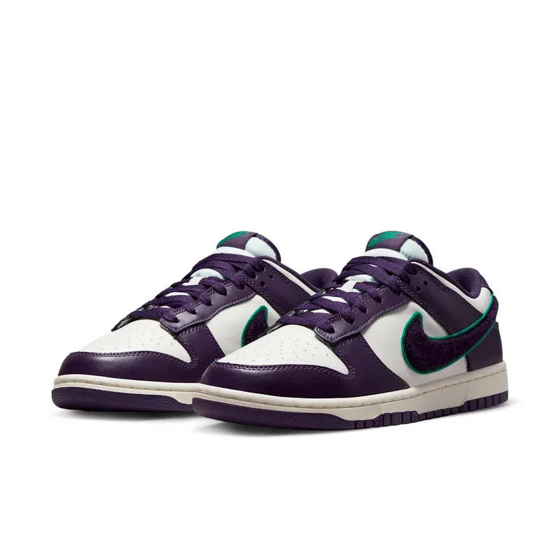 Nike Dunk Low “Chenille Swoosh – Grand Purple” (DQ7683-100)