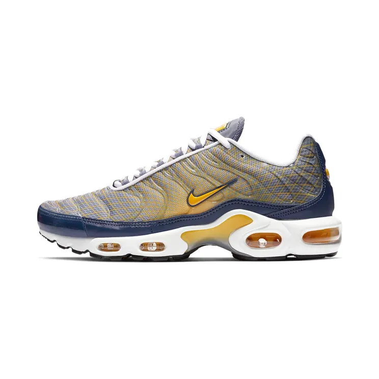 Nike Air Max Plus Wave Grid “Steel / White / Black / Spun Yellow” (BV1983-500)