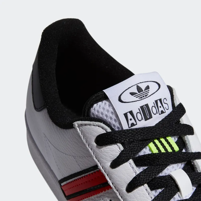 Adidas Superstar Cloud White / Vivid Red / Solar Yellow (GX6026)