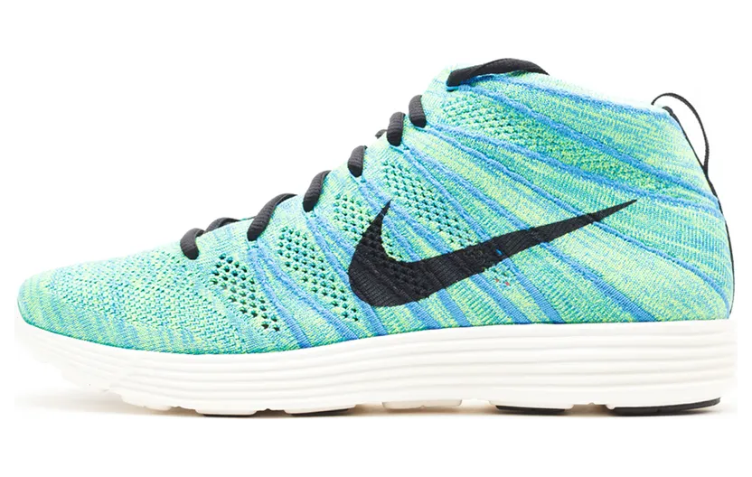 Nike Lunar Flyknit Chukka Blue Glow Volt