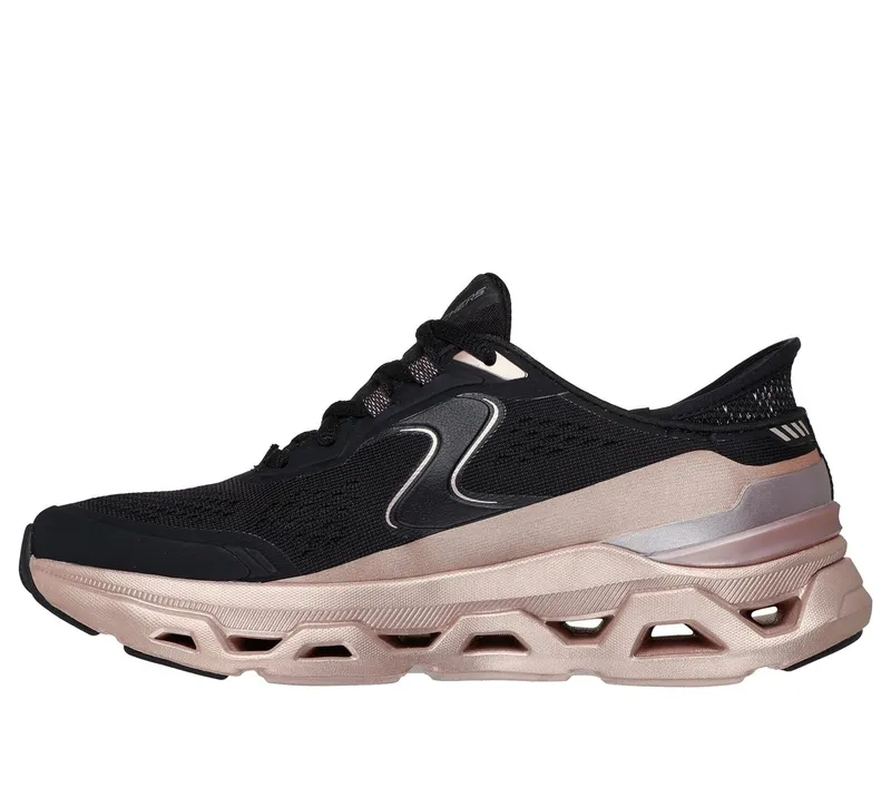 Skechers Slip-ins: Glide-Step Altus – Starlight Shine Sneaker Black/Roos Gold
