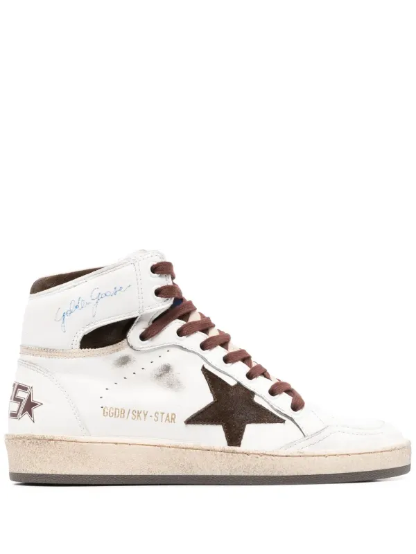 Golden Goose Sky-Star High-Top- – White (GWF00230F004005)