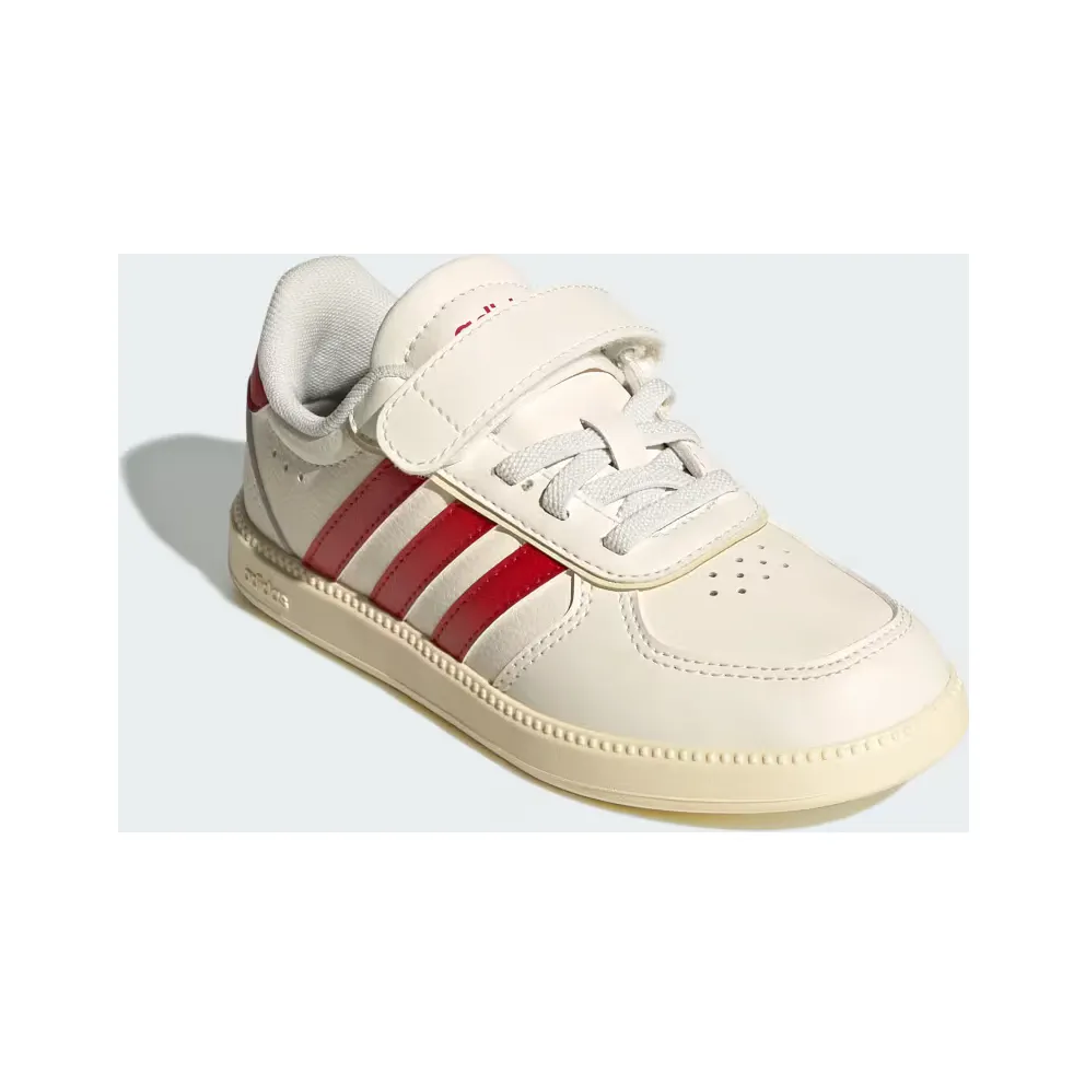 adidas Breaknet Sleek Shoes Kids “Off White / Better Scarlet / Warm Vanilla” (JQ3061)