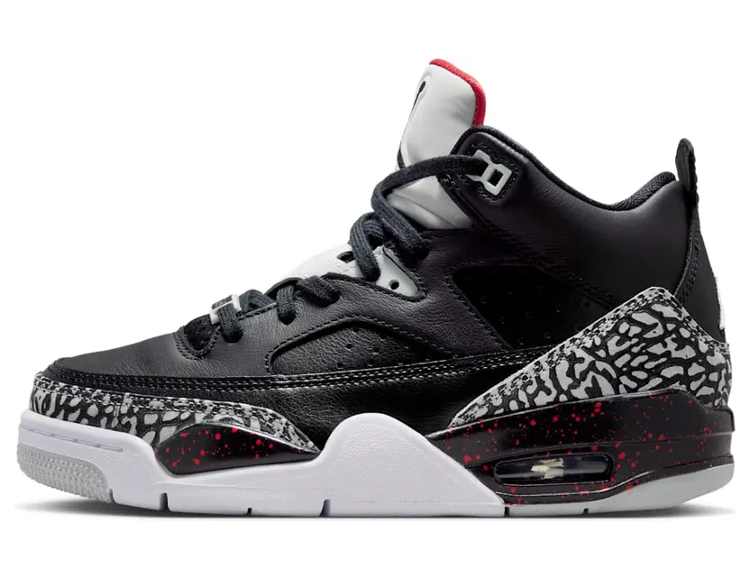 Jordan Son of Mars GS “Black/Black-University Red-Grey Mist-White” (IR0519-003)