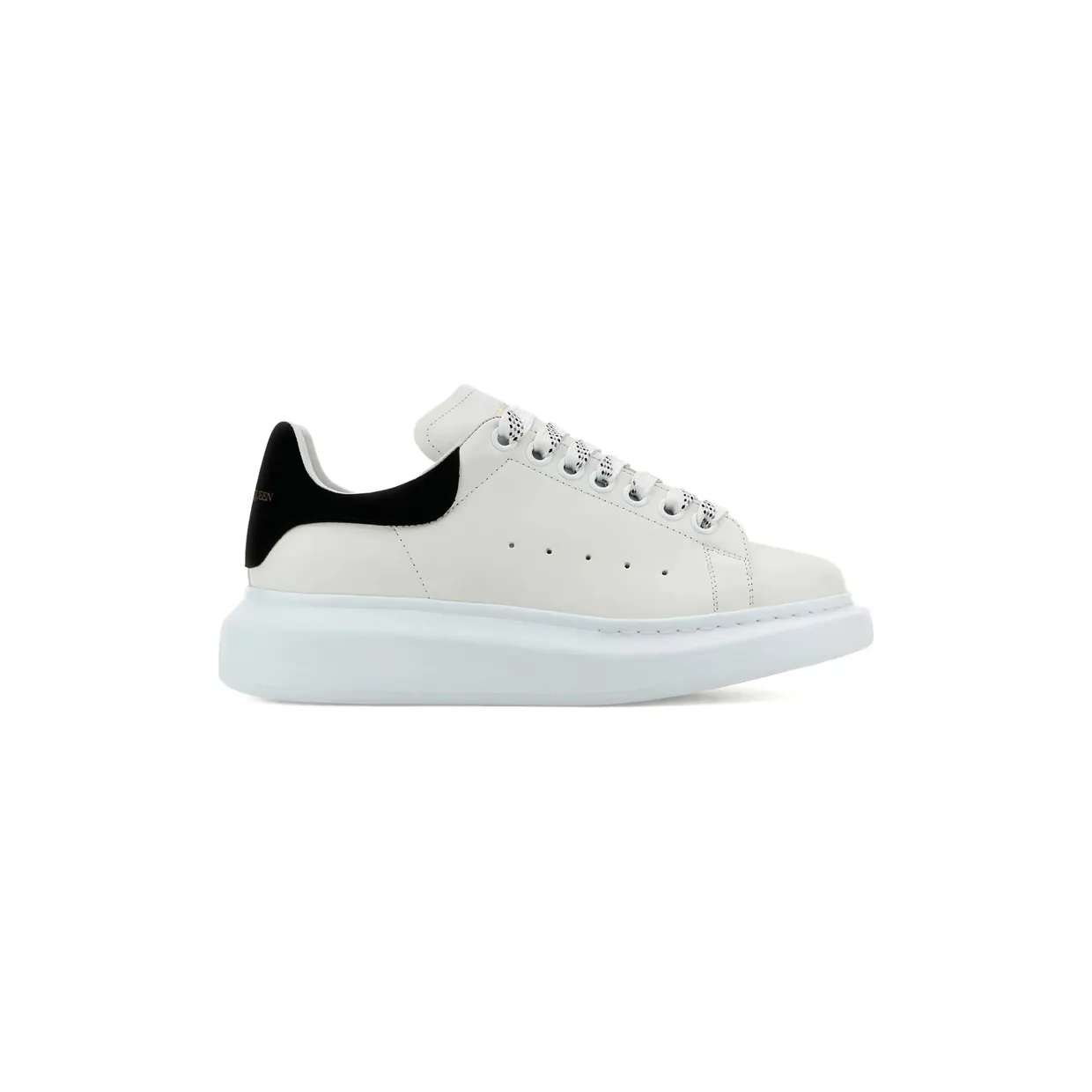 Alexander Mcqueen Oversized Leather “White/Black” (553770 WIAIH 9061)