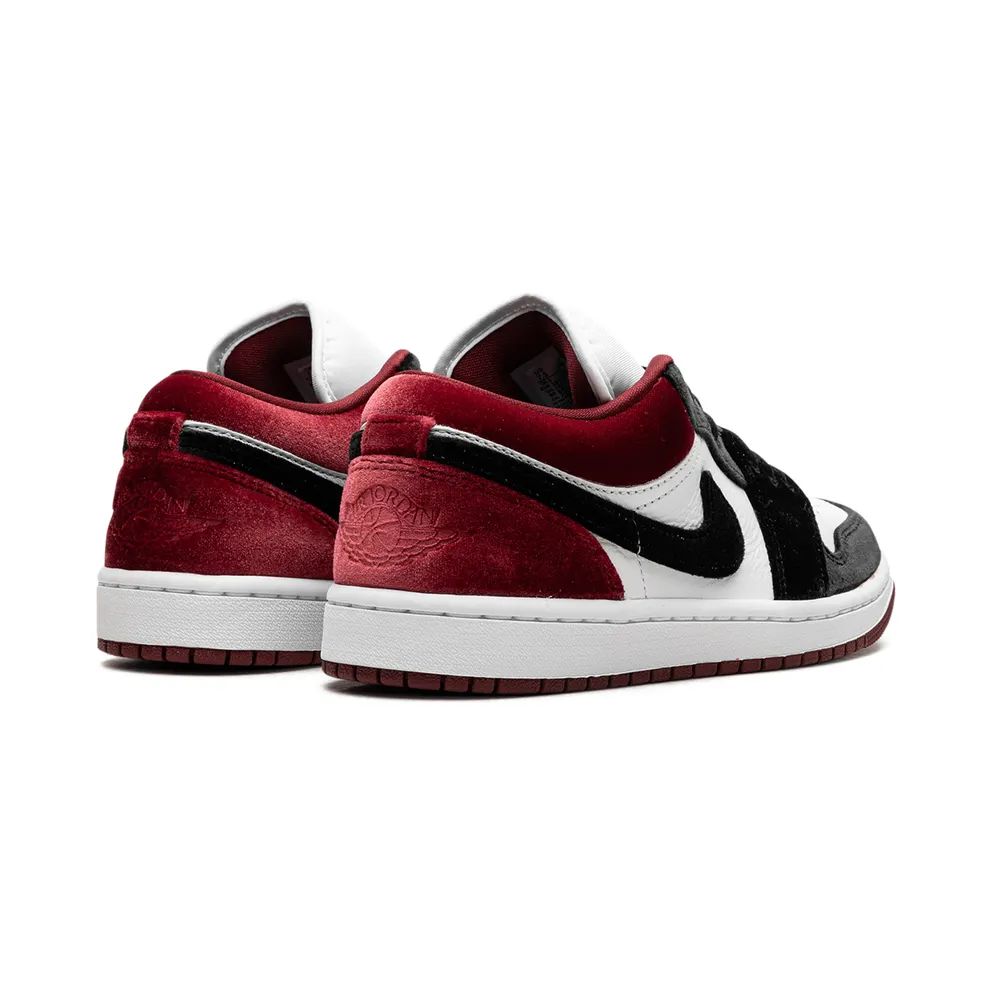 Jordan 1 Low SE “Velvet Black Toe” (FZ3242-001)
