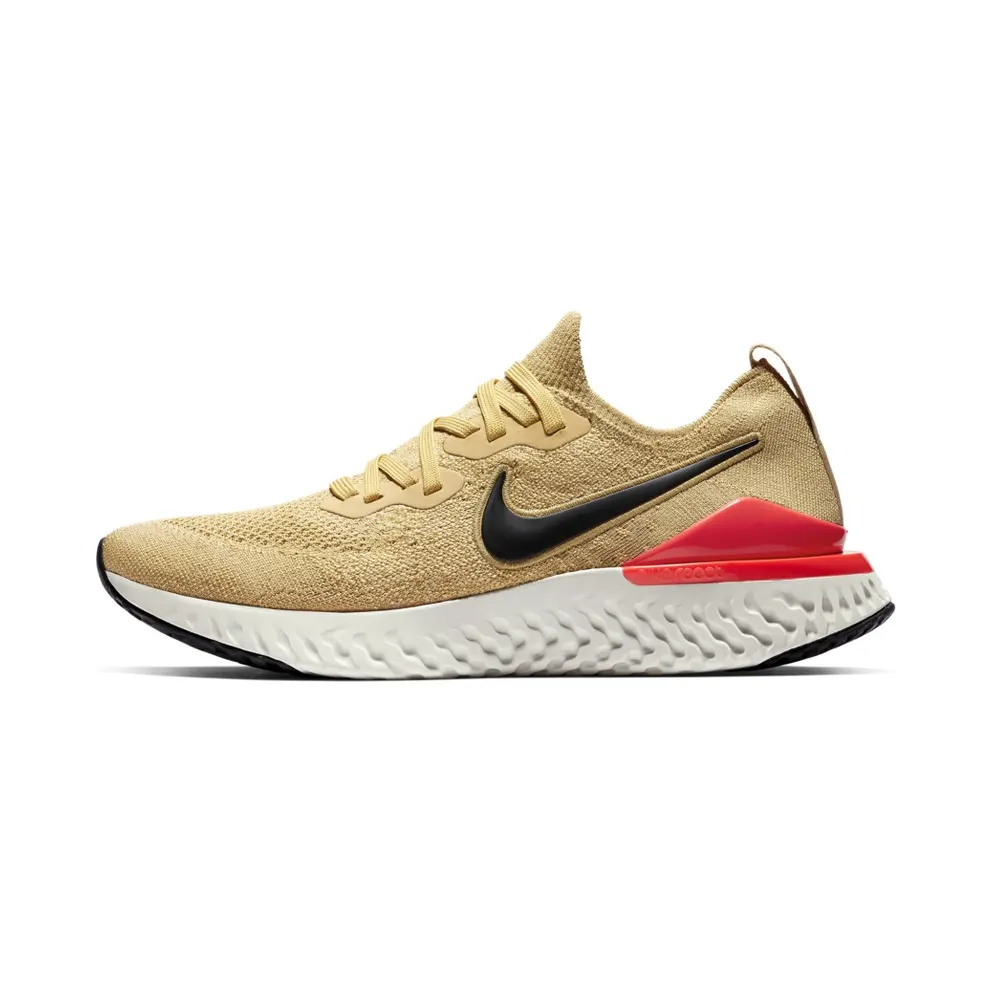 Nike Epic React Flyknit 2 Club Gold Black Red Orbit Club Gold/Black-Red Orbit-Metallic Gold (BQ8928-700)