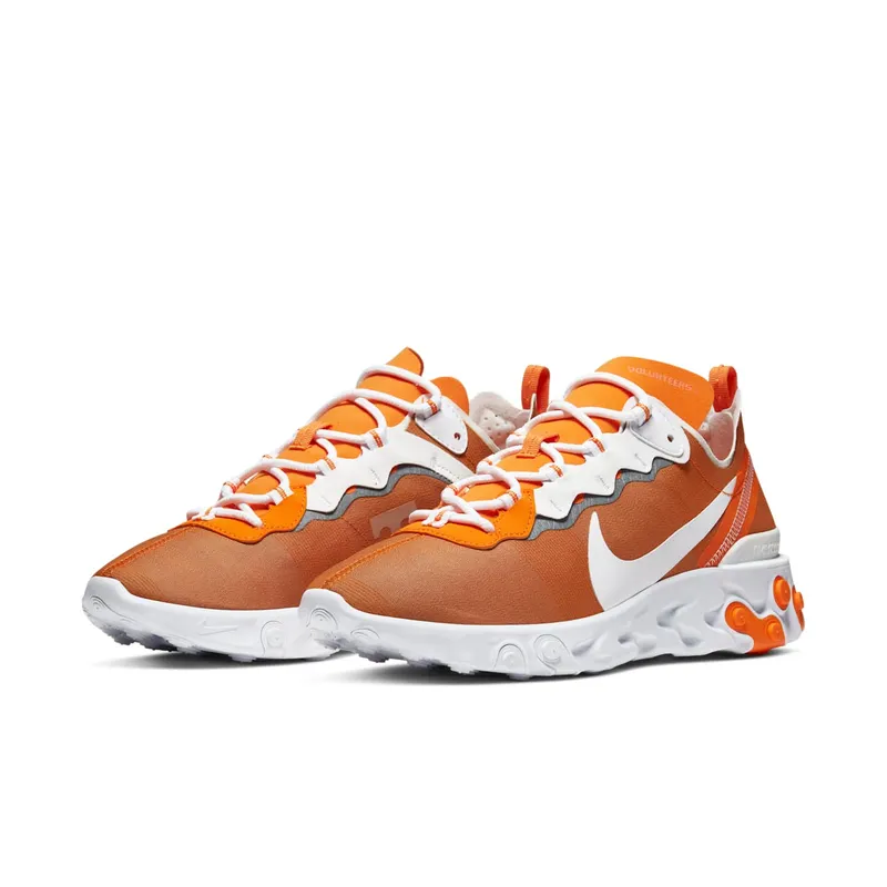 Nike React Element 55 Tennessee Bright Ceramic/White-Cool Grey-White (CK4850-800)