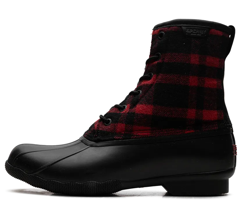 Sperry Saltwater Duck Boot “Black/Red” (STS23075)