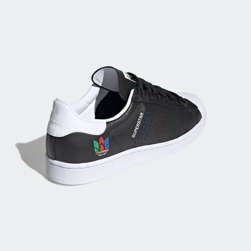 Adidas Superstar Core Black / Green / Cloud White (FW5387)
