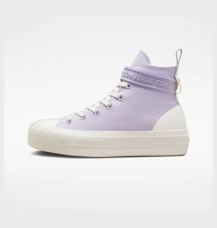 Converse Chuck Taylor All Star Lift Platform Utility Strap Vapor Violet/vapor Violet