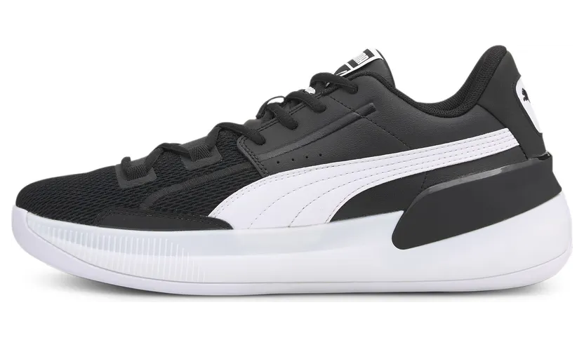 Puma Clyde Hardwood Team basketbalschoenen Wit/Zwart (194454-02)