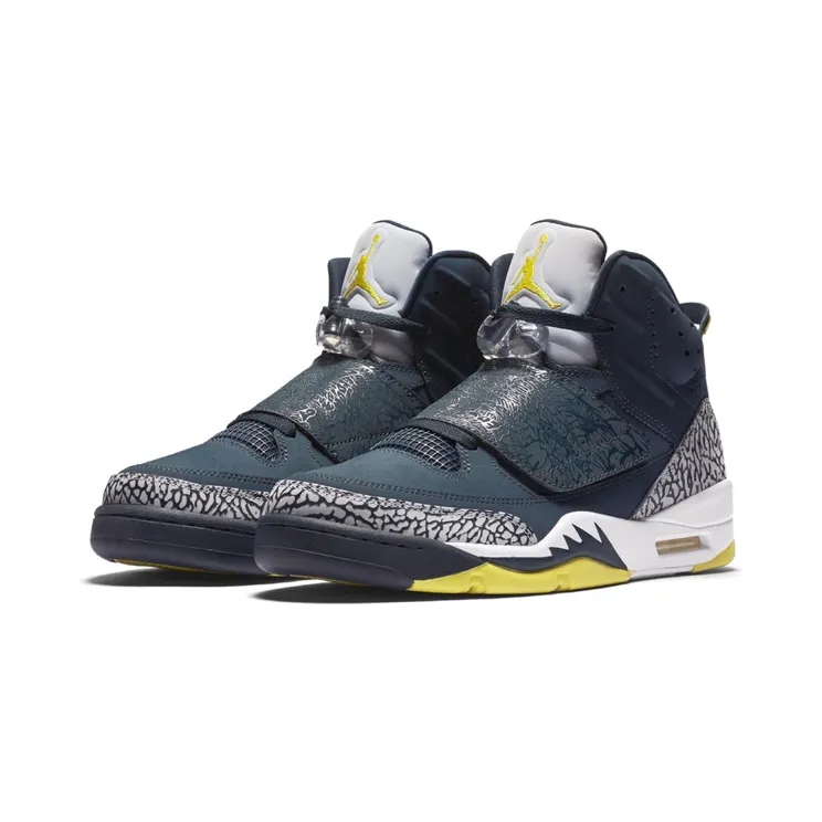 Jordan Son Of Armory Navy/Electrolime-White
