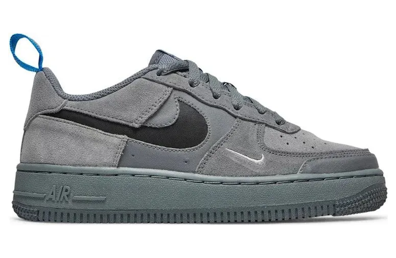 Nike Air Force 1 Low Cut Out Swoosh Smoke Grey (DQ1097-001)