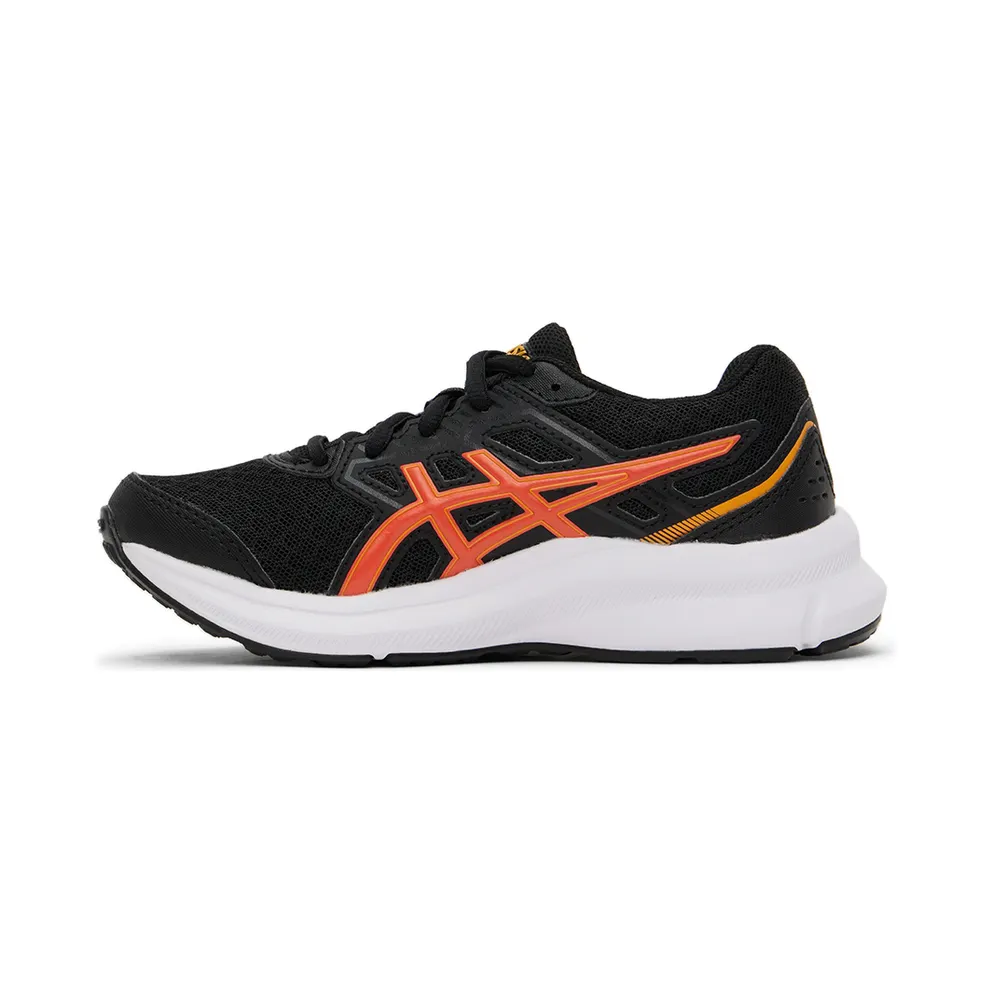 Asics Kids Black & Orange Jolt 3 Big Kids (1014A203.011)