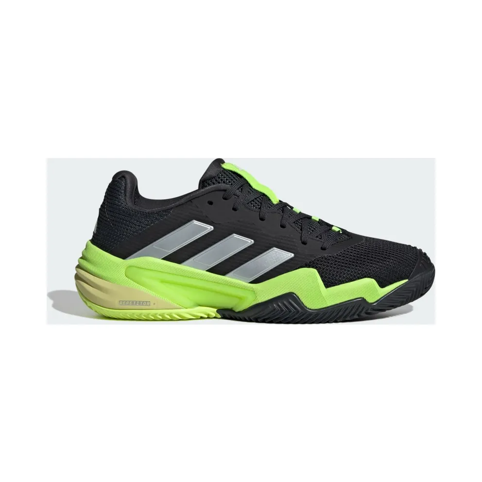 Adidas Barricade 13 Clay Tennisschuhe Core Black / Zero Metalic / Lucid Lemon (IH2560)