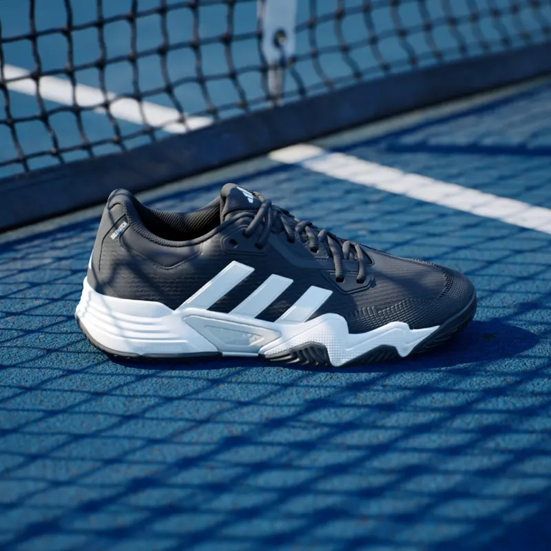 Adidas Solematch Control 2 Tennis Shoes Core Black / Cloud White / Silver Metallic (IF9112)