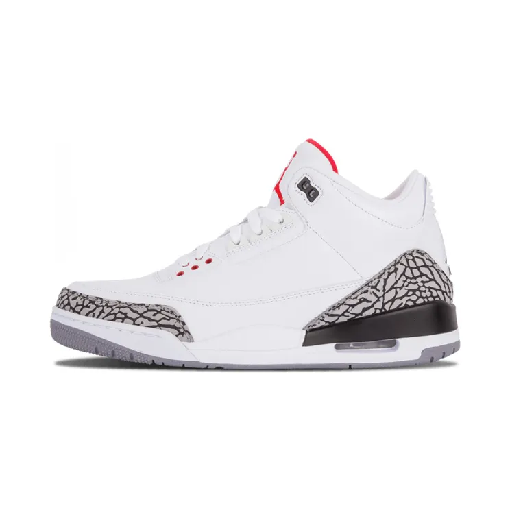 Air Jordan 3 Retro ’88’ 2013 White/Fire Red-Cement Grey-Black (580775-160)