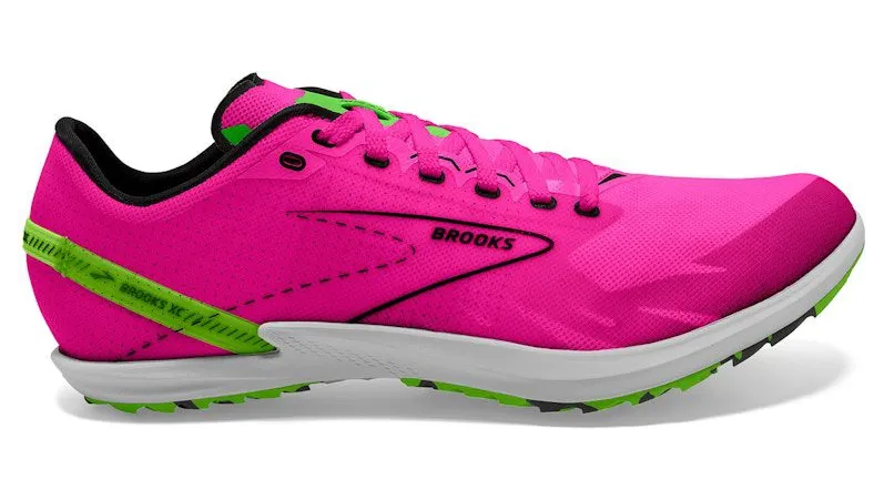 Brooks Draft XC Spikeless Pink Glo Green Black (100038-1D-661)