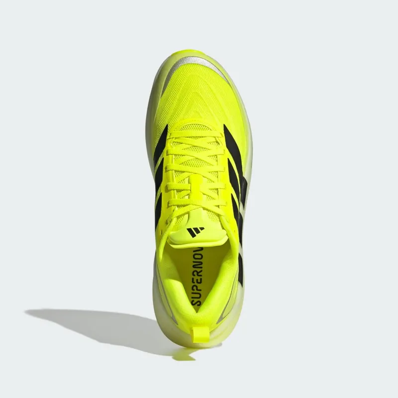 Adidas SUPERNOVA GLIDE M RUNNING SHOES Solar Yellow / Core Black / Matte Silver (KJ8658)