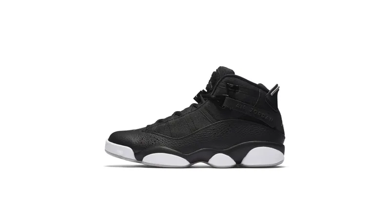 Jordan 6 Rings Black Matte Silver Black/White-Matte Silver (322992-021)