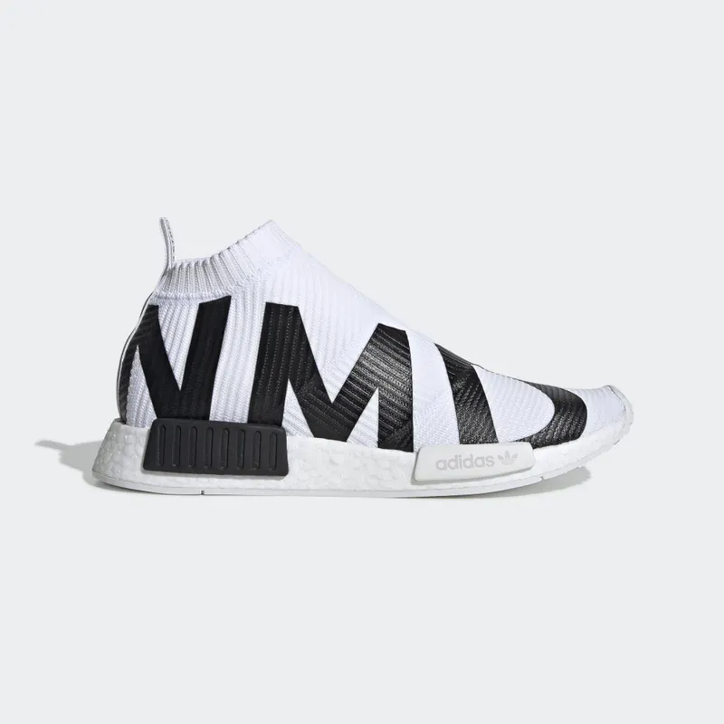 adidas NMD CS1 Bold Branding White Black Cloud White/Cloud White/Core Black (EG7538)