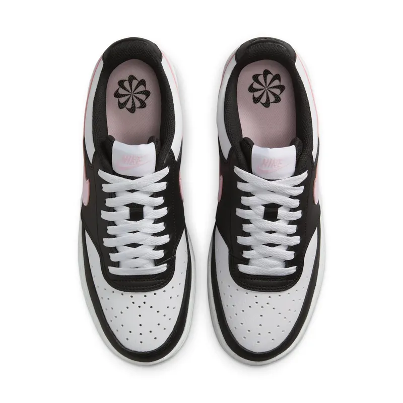 Nike Court Vision Low Next Nature Black White Pink Foam (DH3158-008)