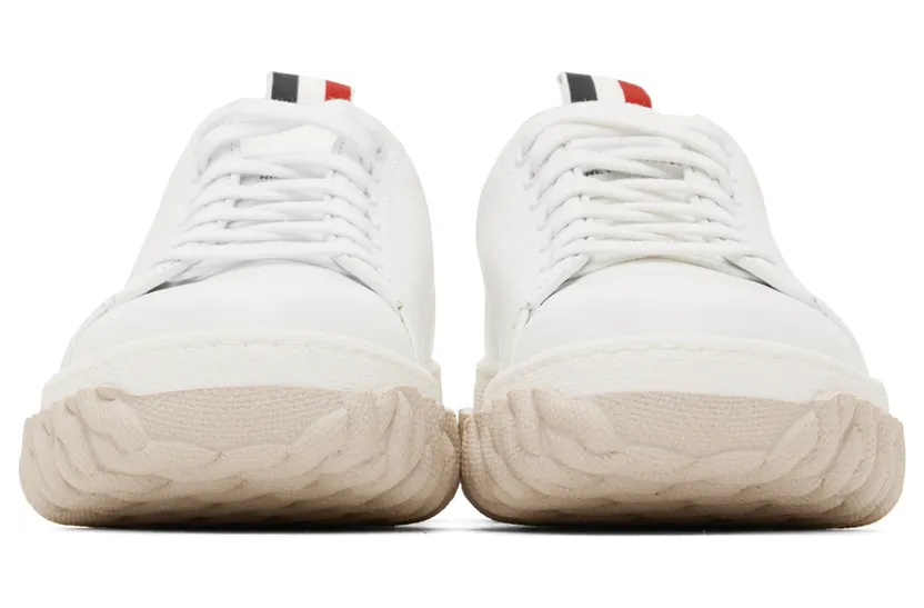 Thom Browne White Court Sneakers (FFD111A-05584) (2)