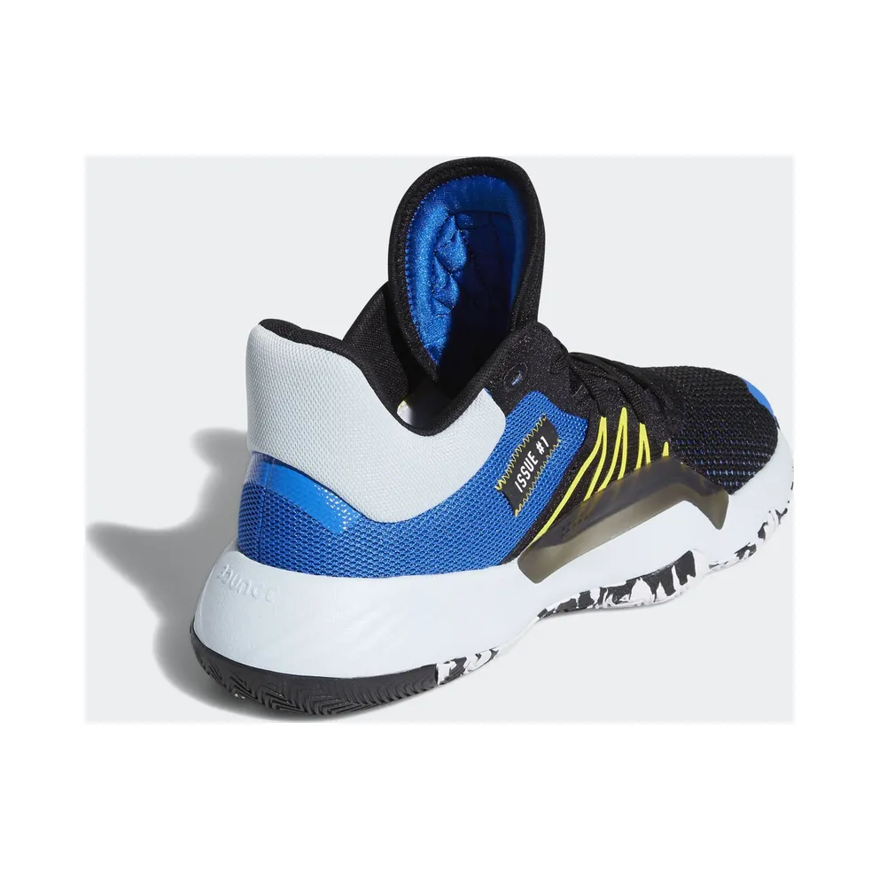 adidas D.O.N Issue #1 Black Black/Glory Blue/Shock Yellow (EF9908)