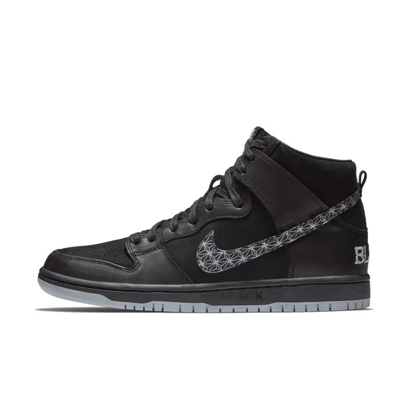 Nike SB Dunk High Black Bar Black/Black-Dark Grey (AH9613-002)