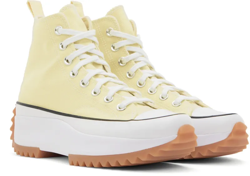 Converse Run Star Hike Platform Seizoenskleur Lemon Drop/Black/White (A02132C)