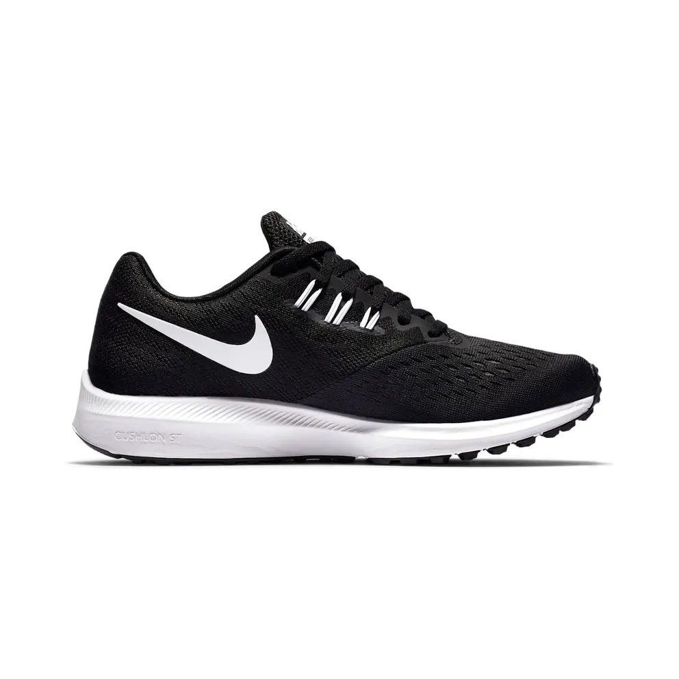 Nike Zoom Winflo IV 4 Black-White-Dark Grey (898485-001)