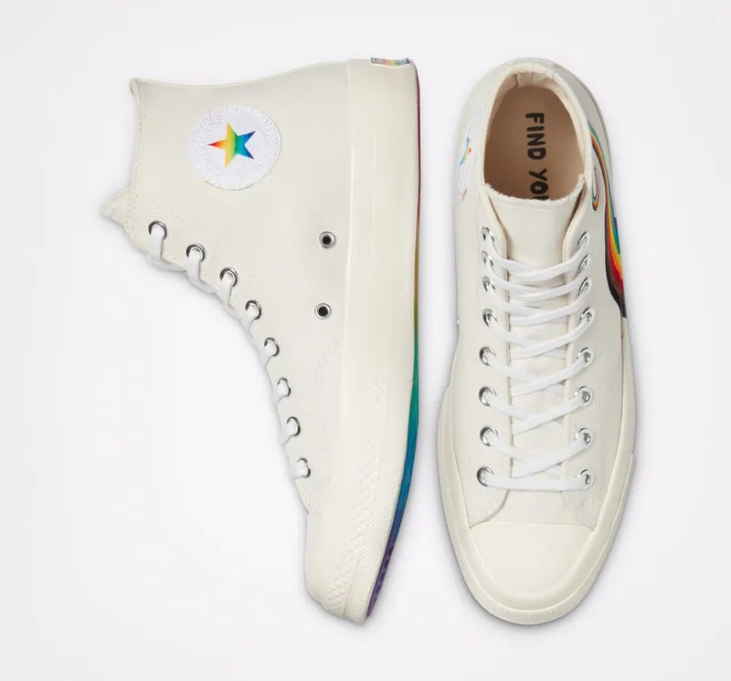Converse Pride Chuck 70 Egret/multi/White (170821C)