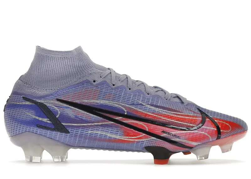 Nike Mercurial Superfly 8 FG Kylian Mbappe Flames (Clear Sole) (DB2859-506)