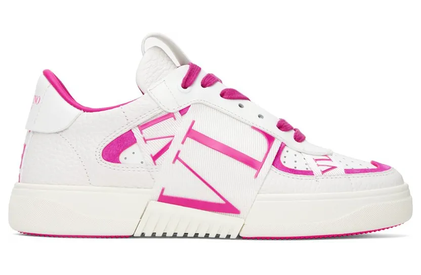 Valentino Garavani White & Pink VL7N Uwe Bianco/Bia/Pink (1W0S0V66GAK)