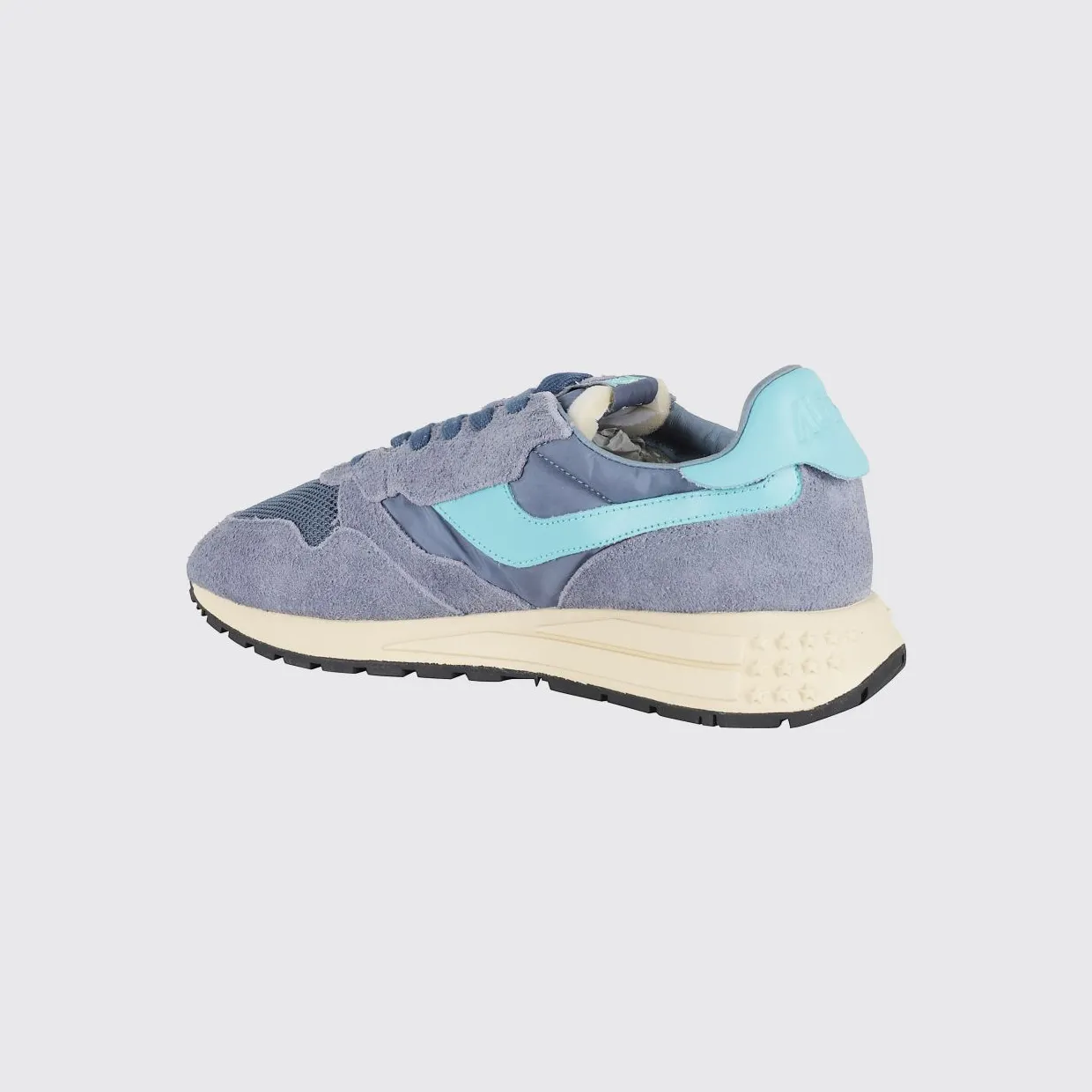 Autry Reelwind Suede And Nylon Sneakers Blue (WWLMUT37) (2)