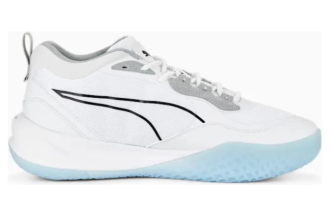 Puma Playmaker Pro basketbalschoenen Wit/Grijs (377572-03)