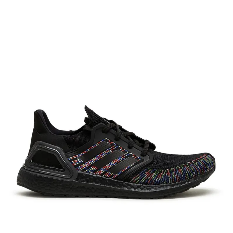 adidas Ultra Boost 20 Black Multi Core Black/Core Black/Multi-Color (EG0711)