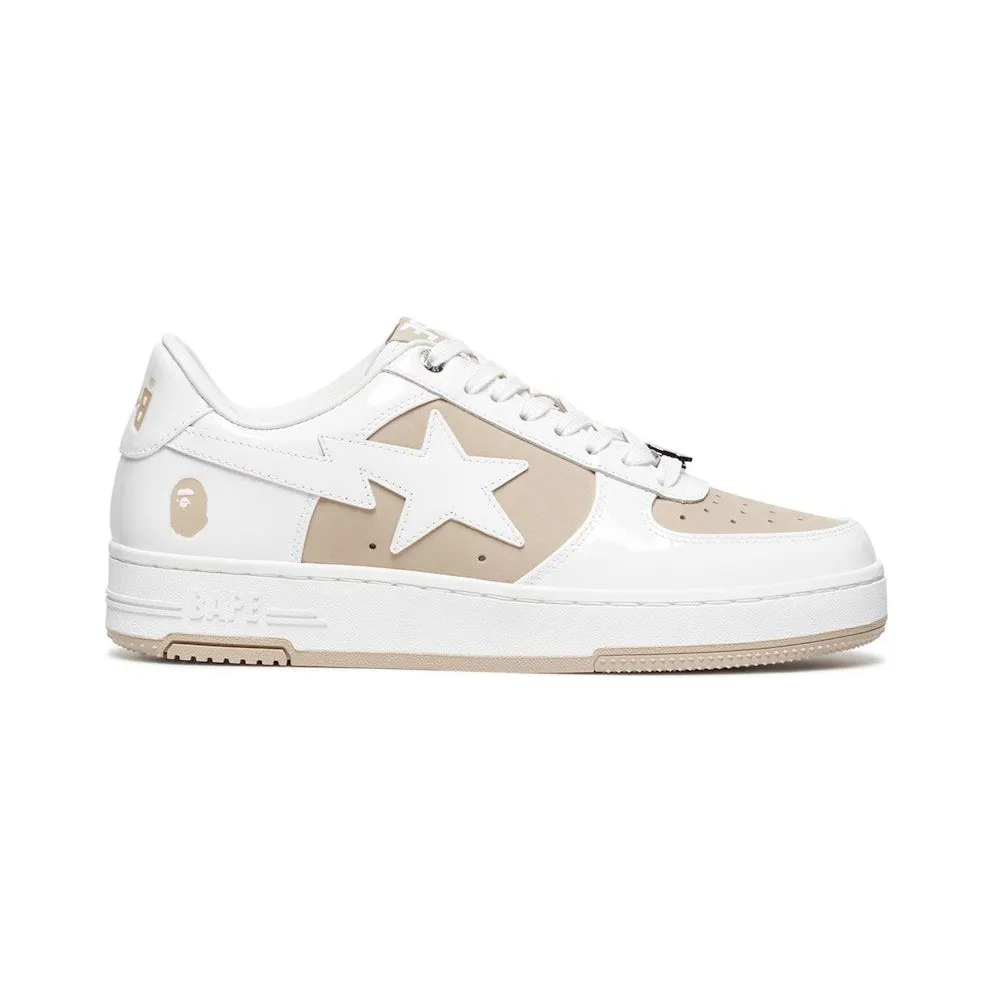 A Bathing Ape Bape Sta Low #6 White Beige (1K80-191-306-BEI)
