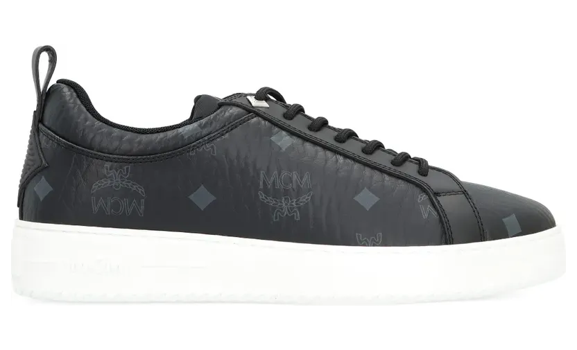 Mcm Wattierte Visetos mit Monogramm “Black” (MESFSAJ01)
