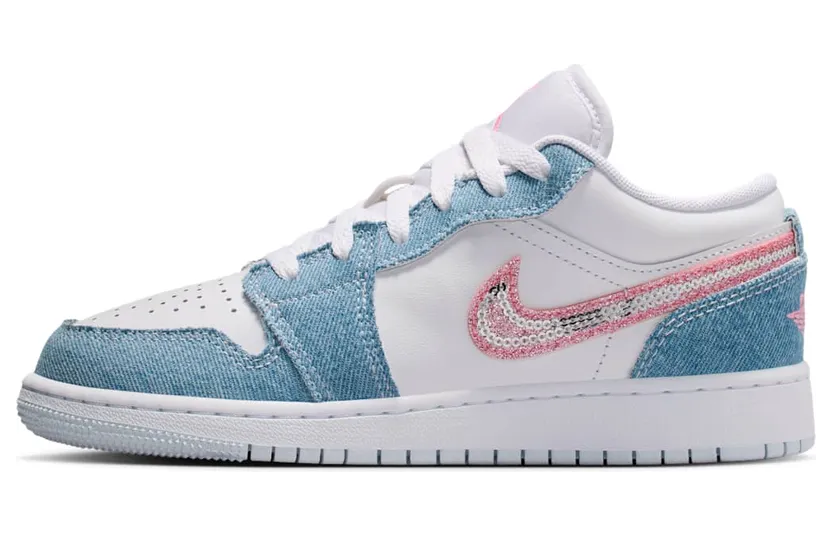 Jordan 1 Low SE Denim Sequin (HQ2001-400)