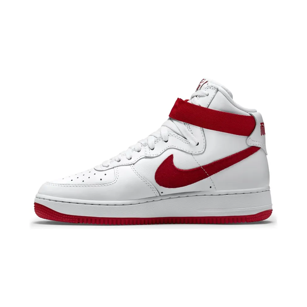 Nike Air Force 1 High Nai Ke Summit White (2015) Summit White/University Red (743546-100)