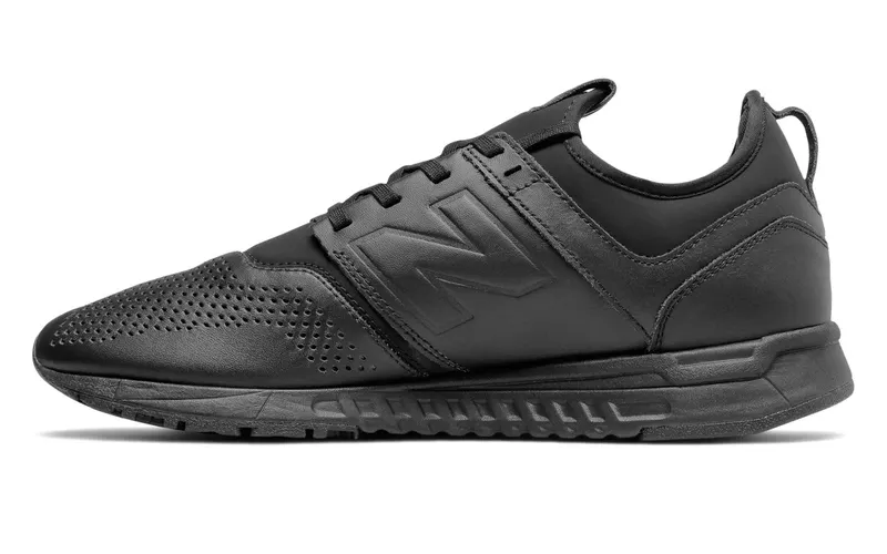 New Balance 247 Black Leather Black/Black (MRL247LK)